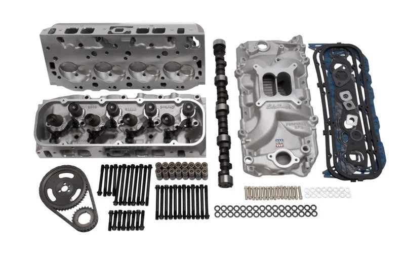 Edelbrock Power Package Top End Kit E-Street and Performer BBC - Side View