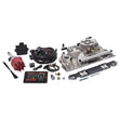 Load image into Gallery viewer, Edelbrock Pro Flo 4 Fuel Injection Kit Seq Port SBC 1986&amp;Earlier 550 Max HP 29 LbHr Injectors Satin - Side View