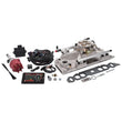 Load image into Gallery viewer, Edelbrock Pro Flo 4 Fuel Injection Kit Sequential Port BBC Oval 625 Max HP 35 LbHr Injectors Satin - Main Product View