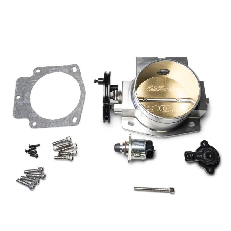 Edelbrock Pro Flo XT 90mm Throttle Body - Satin Finish - Additional View 7