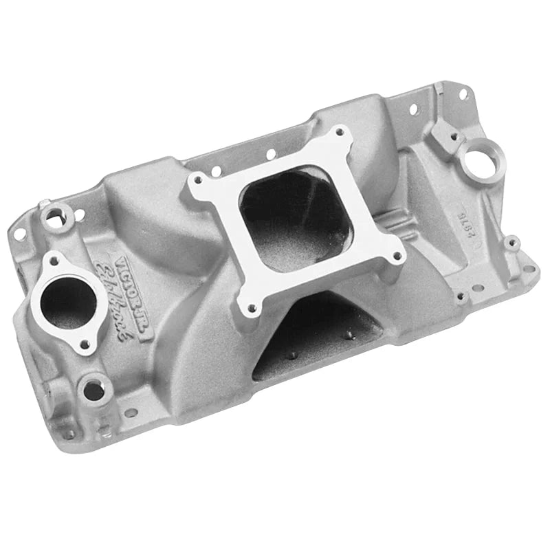 Edelbrock Profiled Victor Jr 2975 Manifold - Side View