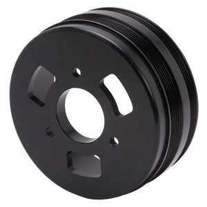 Edelbrock Pulley Crank Drive Pulley Ls Dual Quad Corvette Offset - Side View