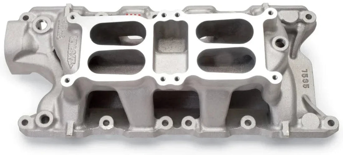 Edelbrock RPM Air-Gap Dual-Quad Manifold for Small-Block Ford 289-302 - Side View