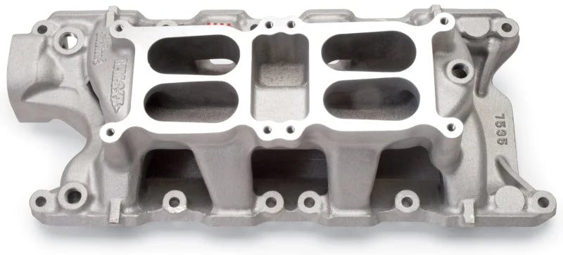 Edelbrock RPM Air-Gap Dual-Quad Manifold for Small-Block Ford 289-302 - Side View