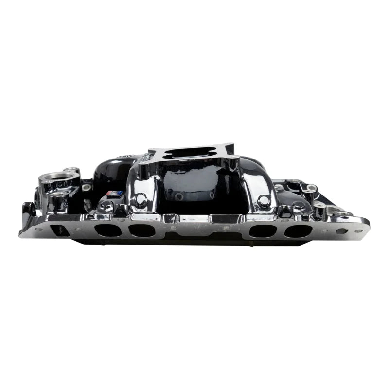 Edelbrock RPM Air-Gap Intake Manifold Oval Port - Black Plasma Finish fits Chevrolet Big-Block - Additional View 6