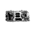 Load image into Gallery viewer, Edelbrock RPM Air-Gap Intake Manifold Oval Port - Chrome Plasma Finish fits Chevrolet Big-Block - Main Product View
