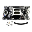 Load image into Gallery viewer, Edelbrock RPM Air-Gap Manifold - Chrome Plasma fits Chevrolet / Vortec - Installation View