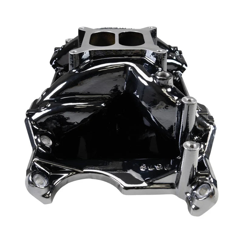 Edelbrock RPM Air-Gap Small Block Chrysler Intake Manifold - Black Plasma - Side View