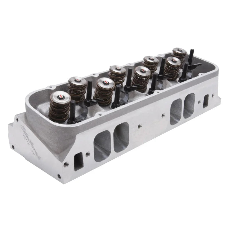 Edelbrock Race Cyl Head Musi CNC BBC Victor 24Deg Complete - Installation View