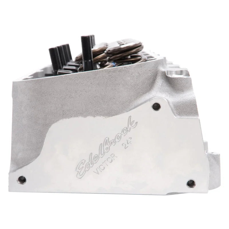 Edelbrock Race Cyl Head Musi CNC BBC Victor 24Deg Complete - Additional View 7