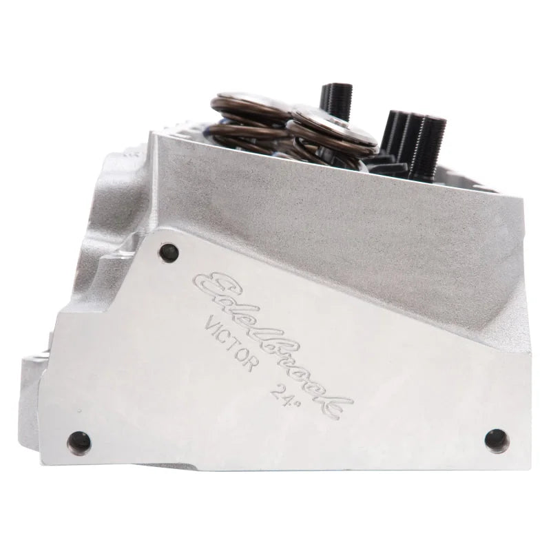 Edelbrock Race Cyl Head Musi CNC BBC Victor 24Deg Complete - Additional View 9