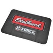 Load image into Gallery viewer, Edelbrock Racing Fender Cover - PVC Foam Mat - 2 Color Printed Edelbrock Racing Logo - Main Product View