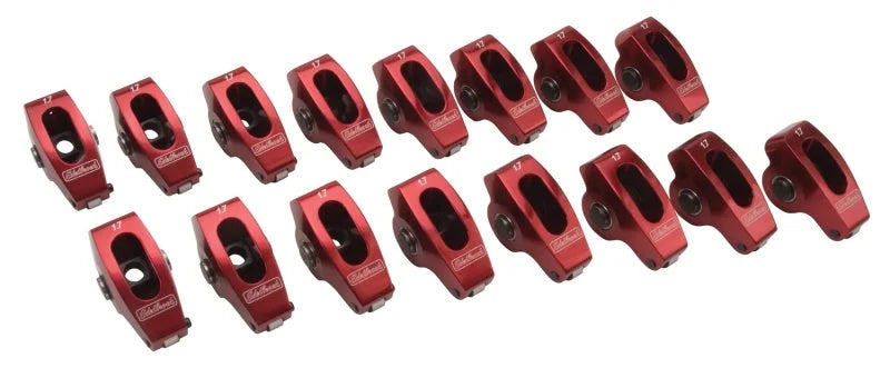 Edelbrock Rocker Arms Roller BBC 7/16In 1 7 1 Ratio Set of 16 - Side View