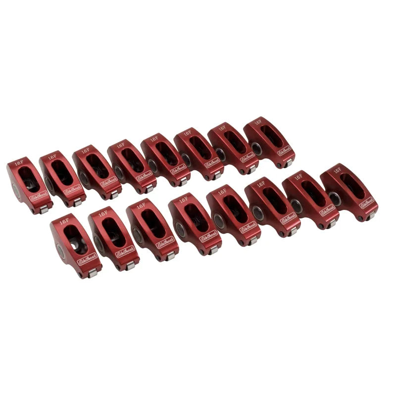 Edelbrock Rocker Arms Roller SBF 3/8In 1 6 1 Ratio Set of 16 - Side View