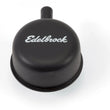 Load image into Gallery viewer, Edelbrock Round Cap w/ Nipple Black - Main Product View