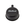 Load image into Gallery viewer, Edelbrock Round Cap w/ Nipple Black - Side View