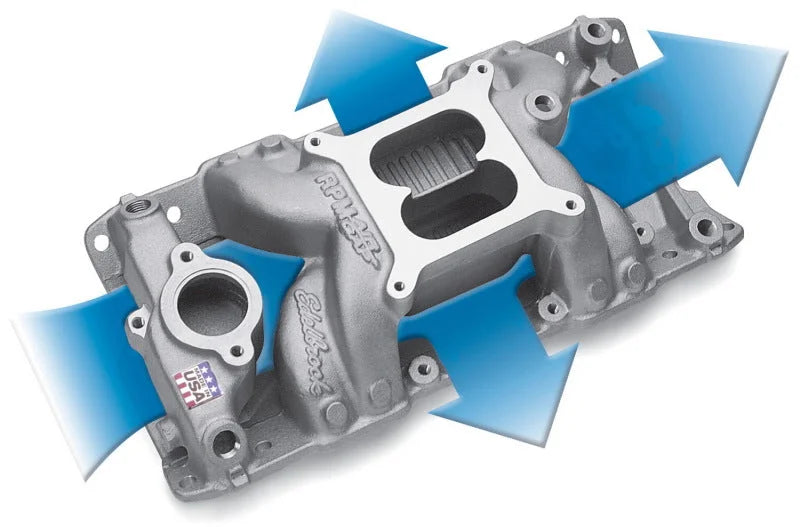 Edelbrock S/B Chevy RPM Air-Gap Manifold - Additional View 7