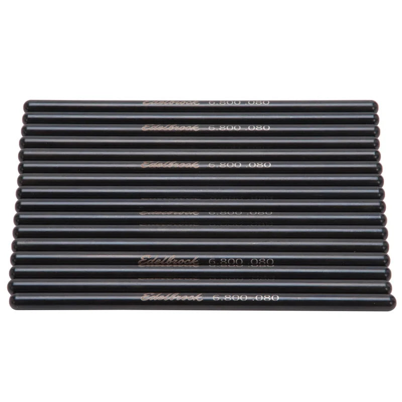 Edelbrock S/B Ford Push Rods (6 812Inol) - Main Product View