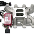 Load image into Gallery viewer, Edelbrock SBC LS1 Carbureted Manifold - Side View