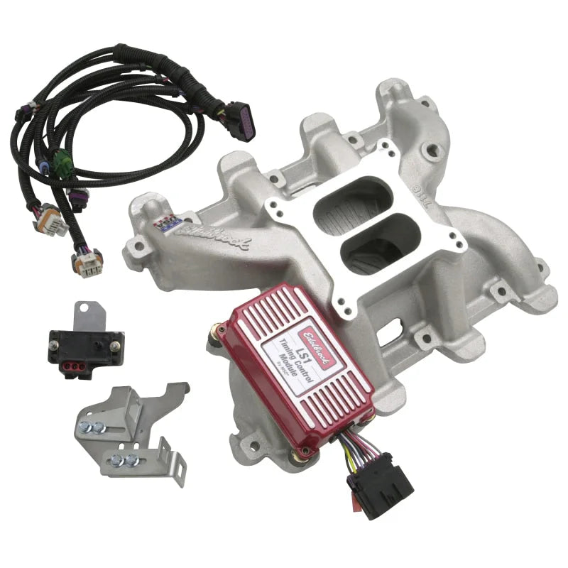 Edelbrock SBC LS1 Carbureted Manifold - Additional View 9