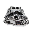 Load image into Gallery viewer, Edelbrock SBC Performer EPS Manifold - Chrome Plasma Coated - Side View