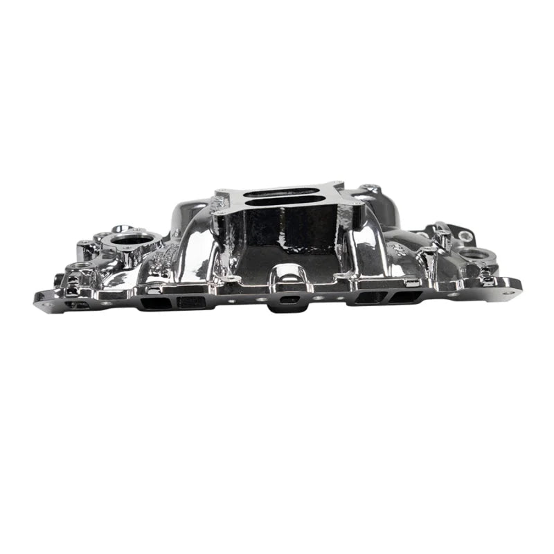 Edelbrock SBC Performer EPS Manifold - Chrome Plasma Coated - Installation View
