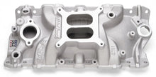 Load image into Gallery viewer, Edelbrock SBC Performer Eps Manifold - Side View