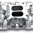 Load image into Gallery viewer, Edelbrock SBC Performer Eps Polished Manifold - Main Product View