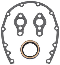 Load image into Gallery viewer, Edelbrock SBC Timing Cover Gasket And Oil Seal Kit - Main Product View