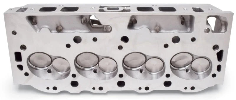 Edelbrock Single BBC Hi-Comp 454-0 Head Comp - Back View