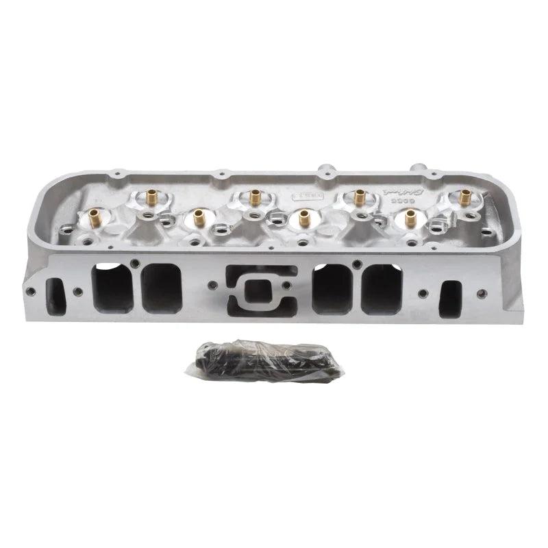 Edelbrock Single Perf RPM BBC Rect Port Head Bare - Side View