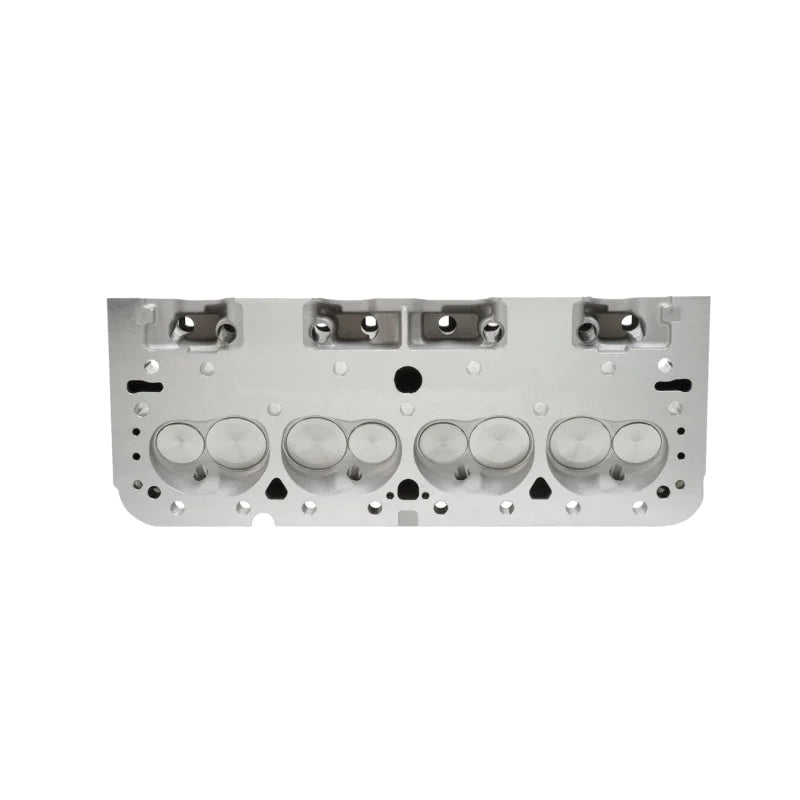 Edelbrock Single Perf RPM SBC 64cc Angle Head Comp - Back View