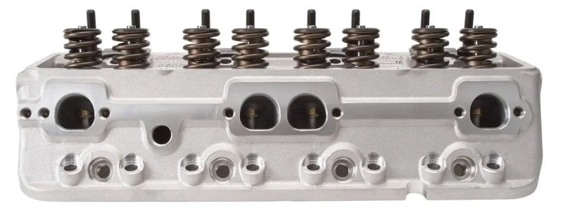 Edelbrock Single Perf RPM SBC 64cc Head Comp - Back View