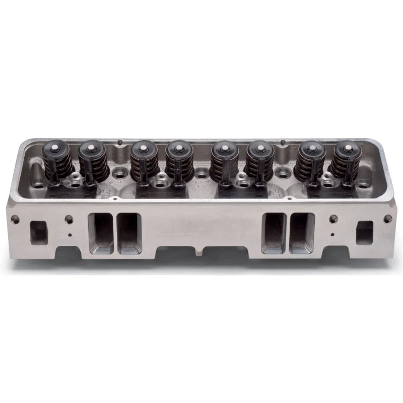 Edelbrock Single SBC Etec-200 Head Comp - Side View