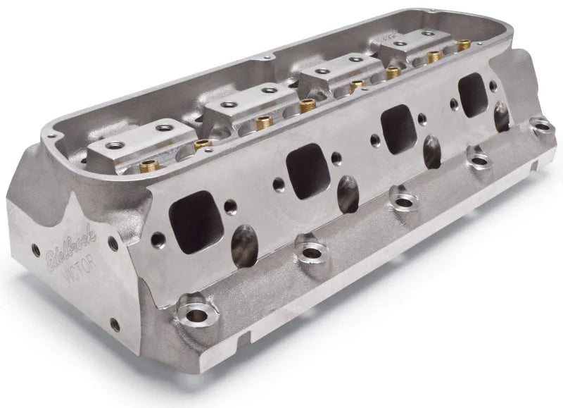 Edelbrock Single Victor SBF Head Bare - Side View