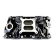 Load image into Gallery viewer, Edelbrock Small Block Performer RPM AIR-Gap Intake Manifold Black Plasma Finish fits Chevrolet - Main Product View