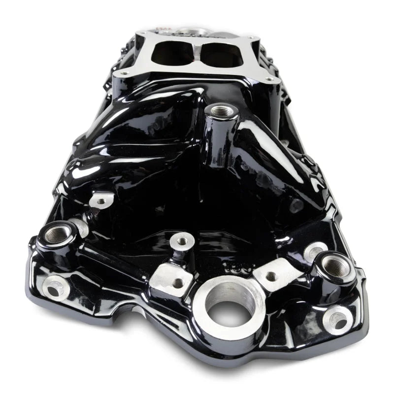 Edelbrock Small Block Performer RPM AIR-Gap Intake Manifold Black Plasma Finish fits Chevrolet - Additional View 5