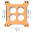 Load image into Gallery viewer, Edelbrock Spacer Carburetor 1/2In Wood Fiber Laminate Four-Hole - Side View