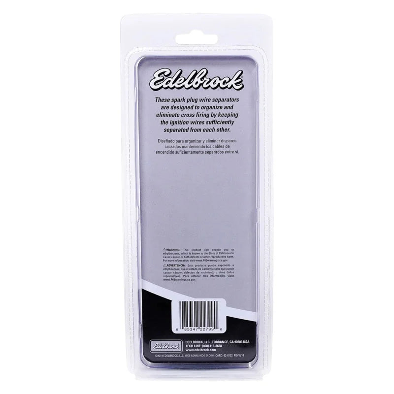 Edelbrock Spark Plug Wire Separators (SK005007) - Set of 6 - Installation View