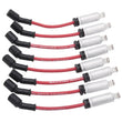 Load image into Gallery viewer, Edelbrock Spark Plug Wire Set Ls Kit w/ Metal Sleeves 99-15 50 Ohm Resistance Red Wire (Set of 8) - Main Product View