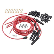 Load image into Gallery viewer, Edelbrock Spark Plug Wire Set Universal Flex Boots 50 Ohm Resistance 8 65mm Red Wire (Set of 9) - Main Product View