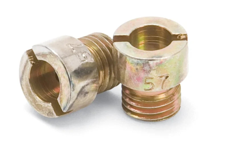 Edelbrock Standard Main Jets 1/4-32 Thread Jet 57 Size-0 056In Quantity-2 - Side View