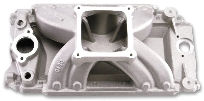 Edelbrock Super Victor BBC Tall Deck Manifold - Side View