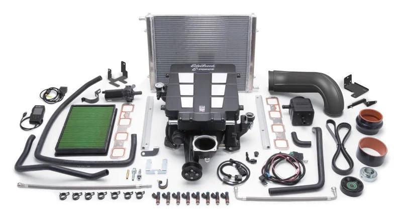Edelbrock Supercharger Stage 1 - Street Kit 15-17 Ram 1500 5.7L Hemi V8 w/ Tune - Side View