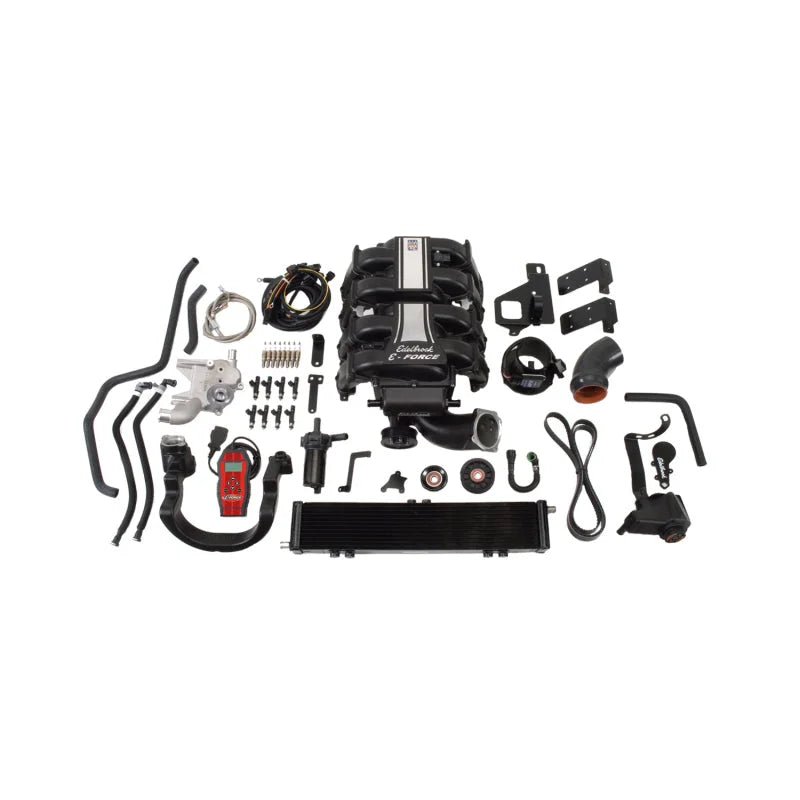 Edelbrock Supercharger Stage 1 - Street Kit 2007-2012 Ford F-150 and Suv 5 4L 3V w/ Tuner - Side View