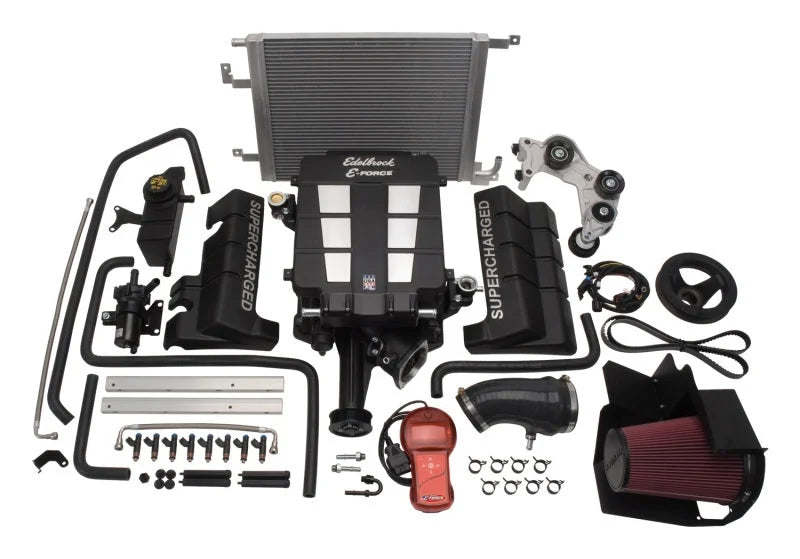 Edelbrock Supercharger Stage 1 - Street Kit 2009-2010 Chrysler Lx and Lc 5 7L Hemi w/ Tuner - Side View