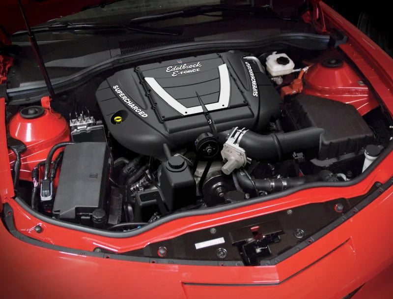 Edelbrock Supercharger Stage 1 - Street Kit 2010-2013 GM Camaro 6 2L L99 w/ Tuner - Side View