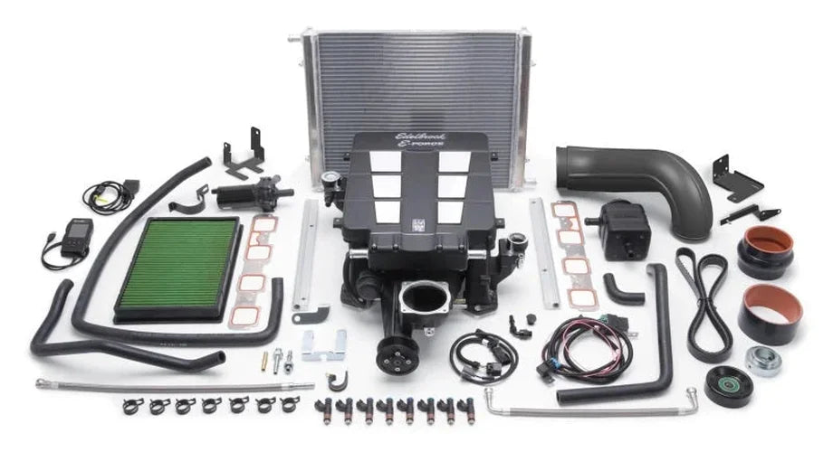 Edelbrock Supercharger Stage 1 - Street Kit 15-17 Ram 1500 5.7L Hemi V8 w/ Tune - Side View