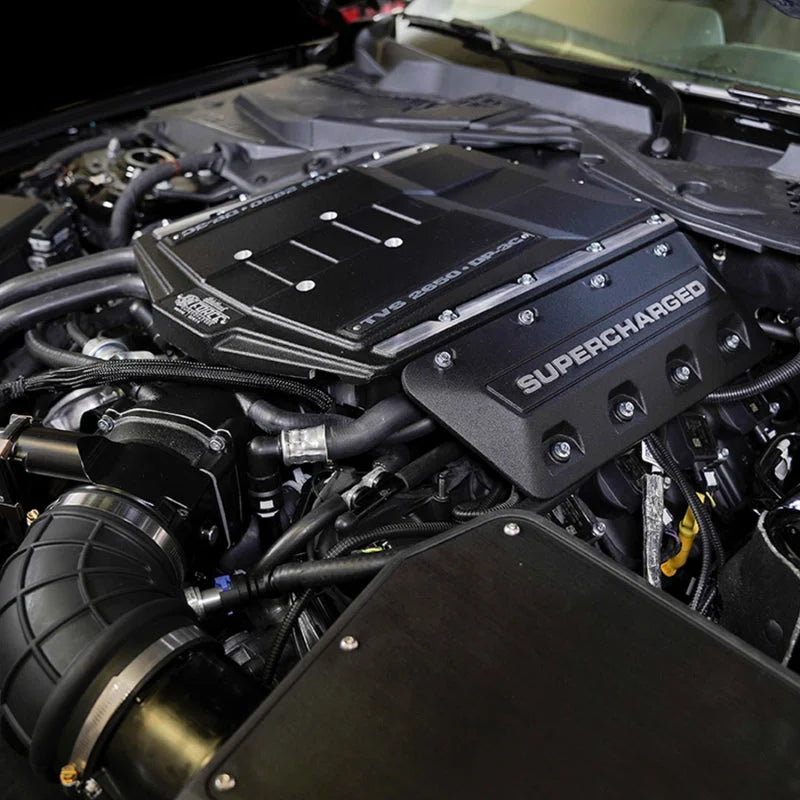 Edelbrock Supercharger Stage II 18-19 Ford Mustang R2650 Gen 3 DI/PI 5.0L Coyote - Additional View 6