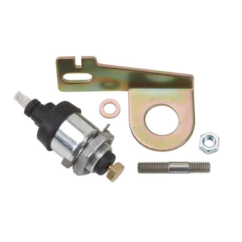 Edelbrock Thro Solenoid and Brkt - Side View